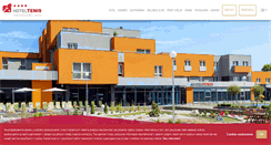 Desktop Screenshot of hoteltenis.sk